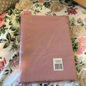 Square 54 inch tablecloth /overlay/dusty rose